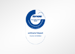 Logo TÜV Nord - zertifizierte Tätigkeit: Handel mit Abfällen